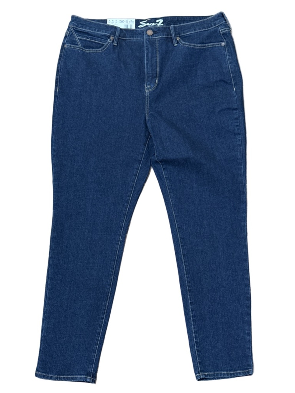 Seven7 Dark Blue Skinny Jeans